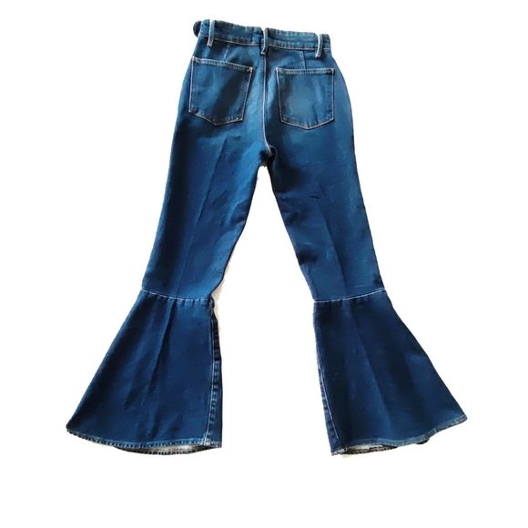 NWT Frame Denim Flounce High Rise Jeans, size 26 - Picture 3 of 14